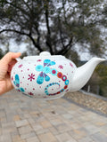 Dragonfly teapot. Original hand painting