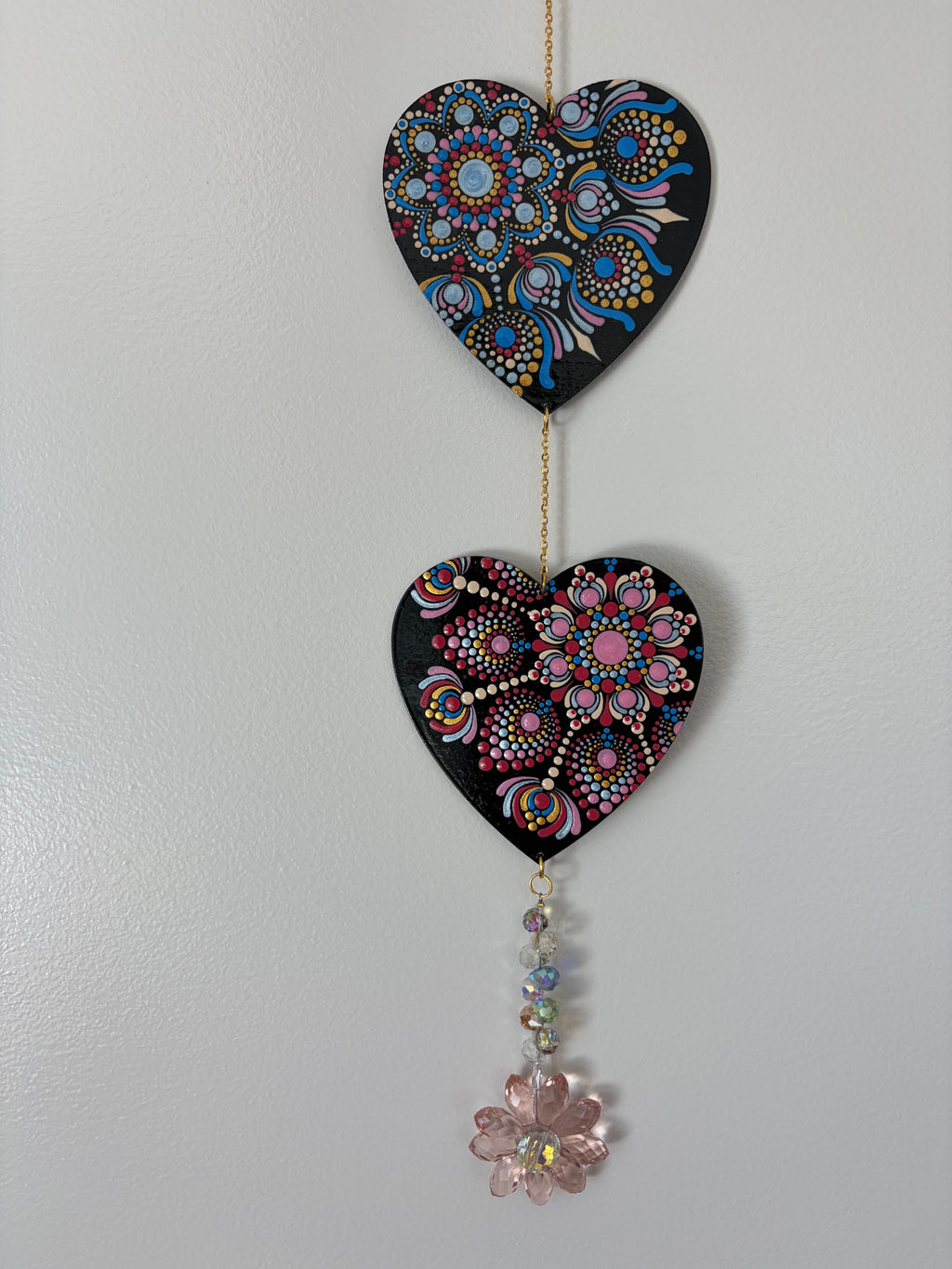 Two Heart Suncatcher/Dreamcatcher