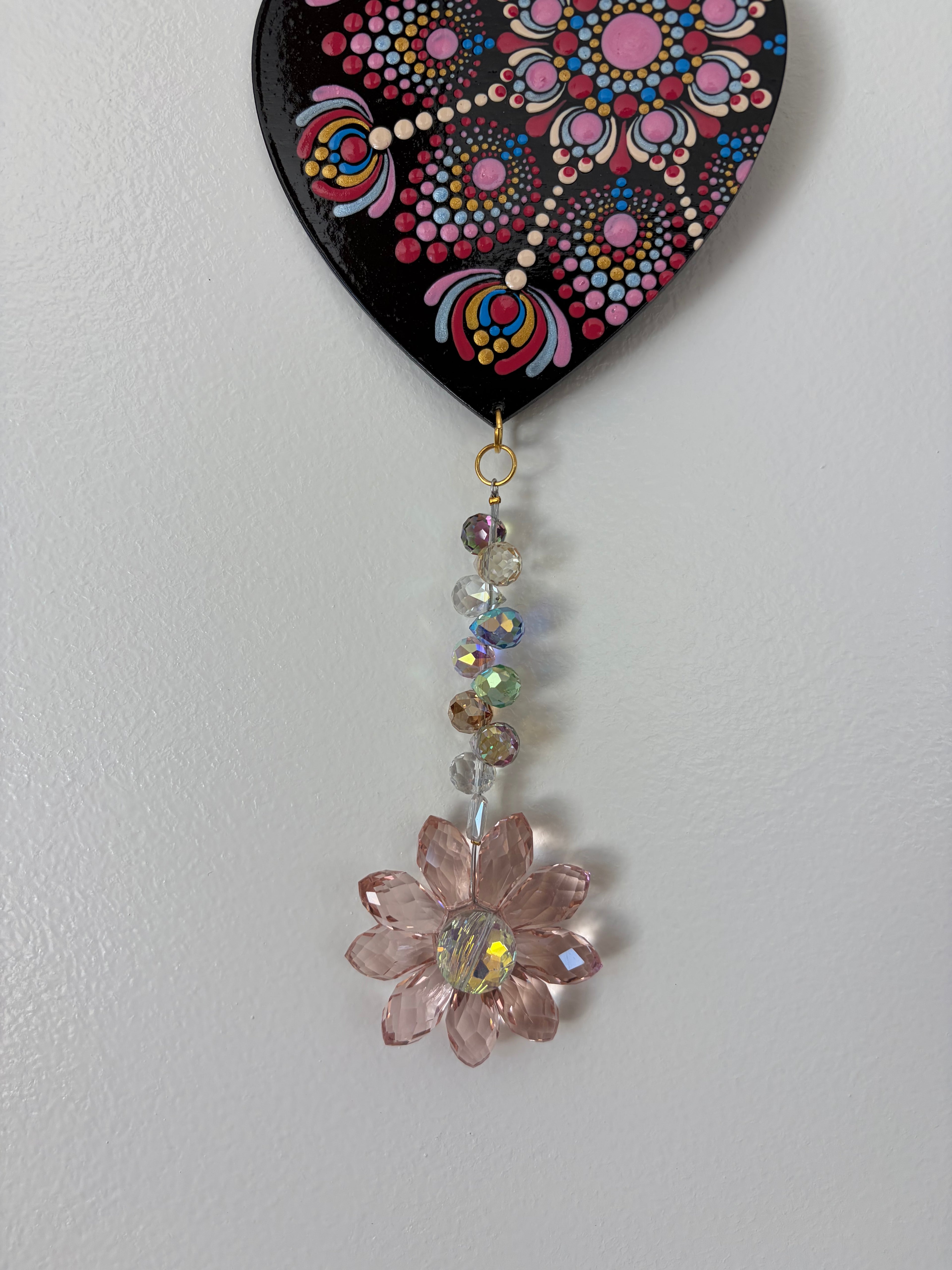 Two Heart Suncatcher/Dreamcatcher