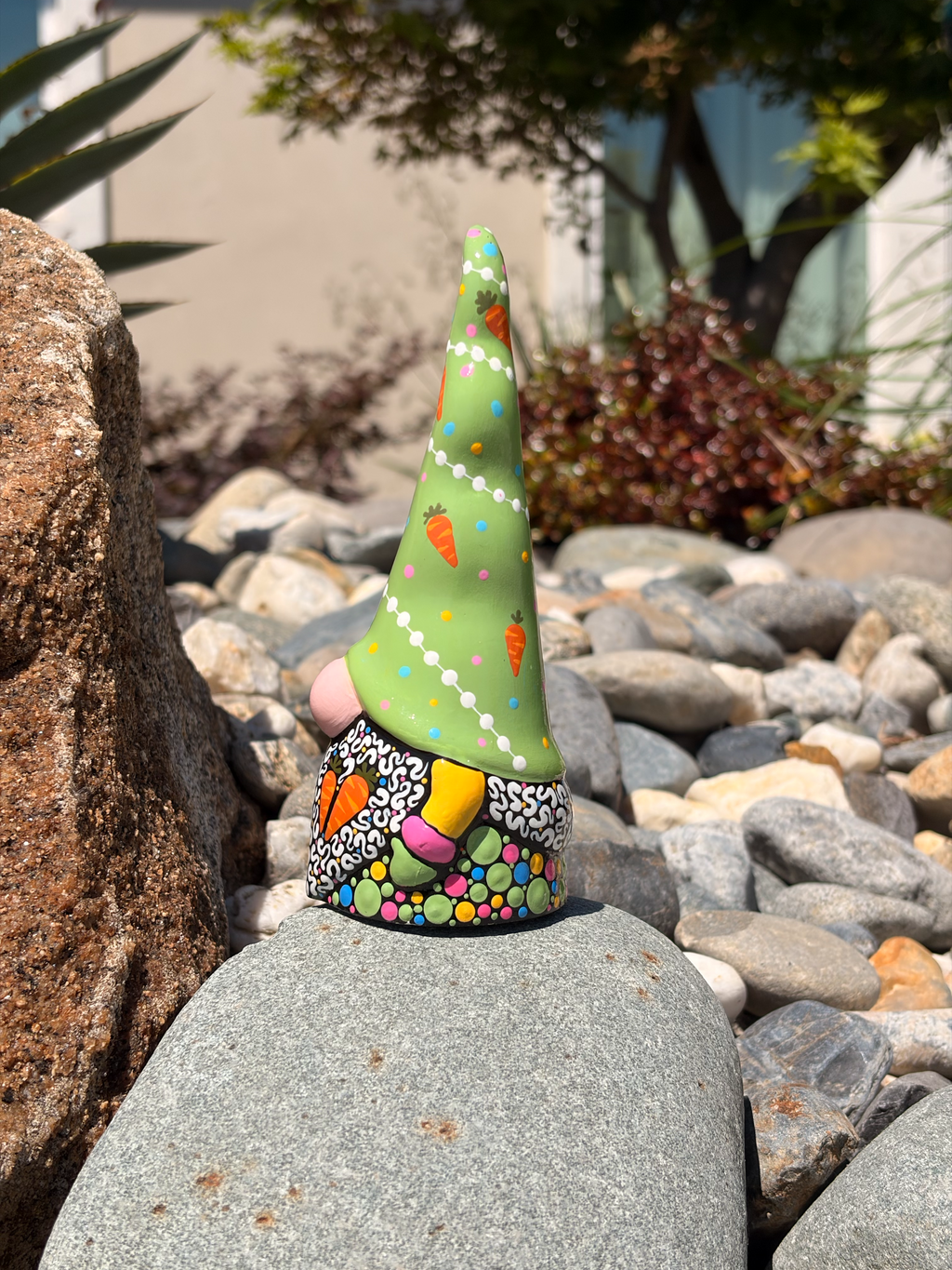 Hand Painted Easter Gnome