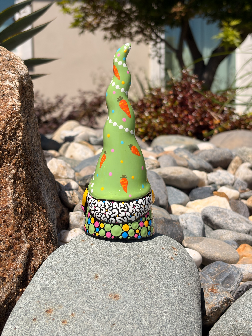 Hand Painted Easter Gnome