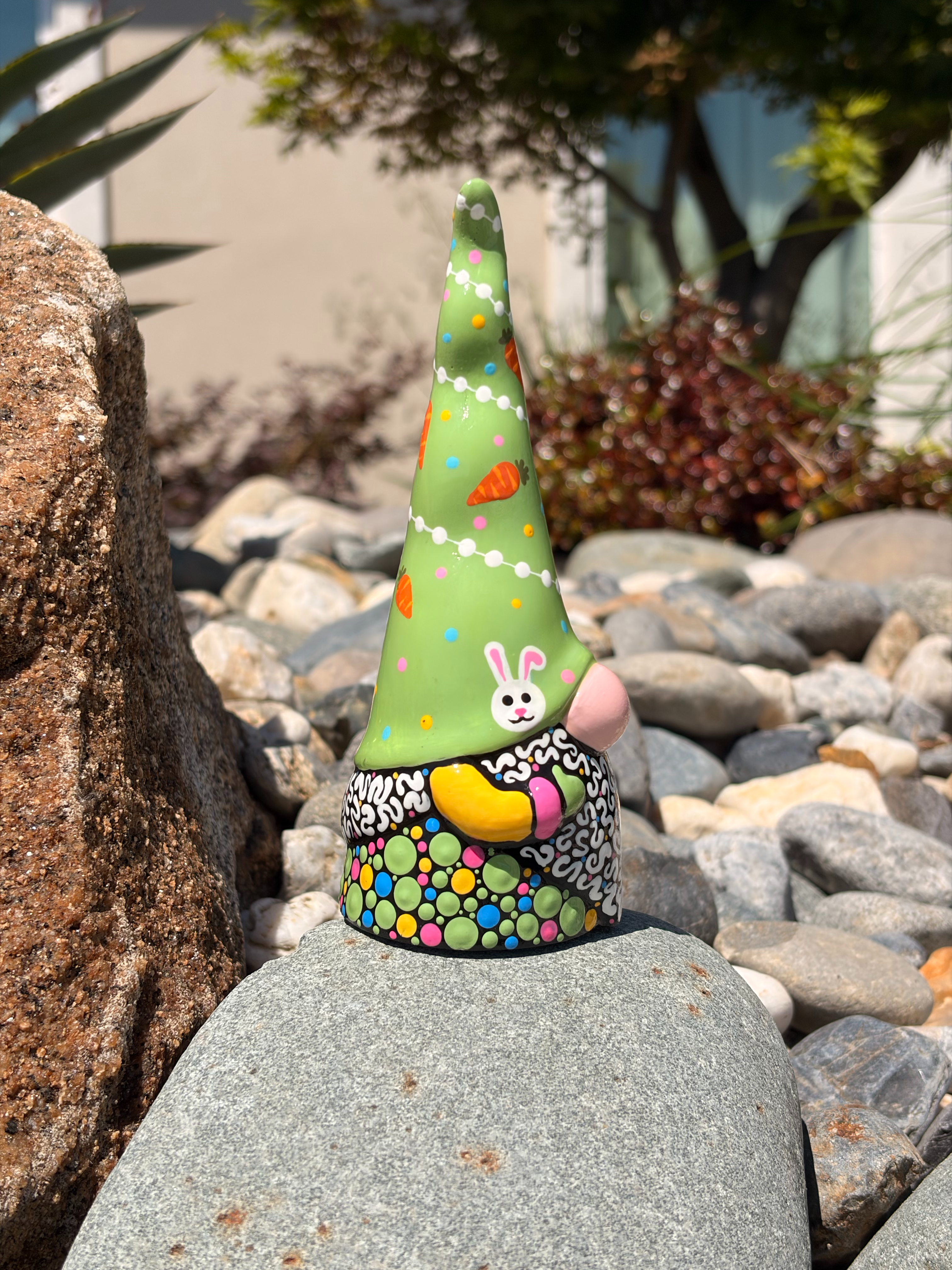 Hand Painted Easter Gnome