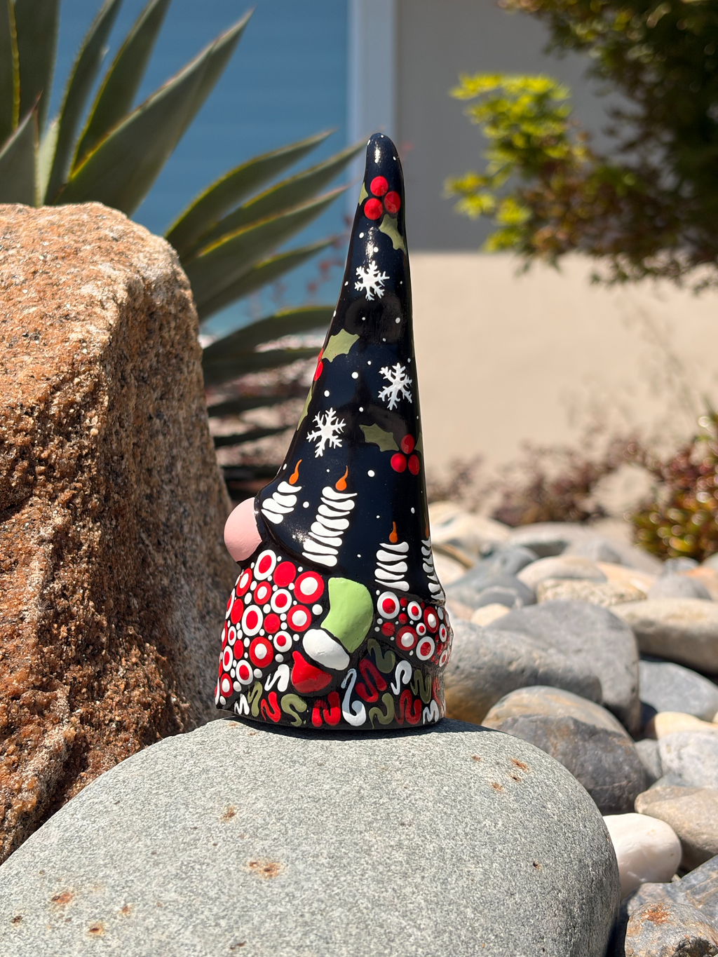 Christmas Hand Painted Gnome