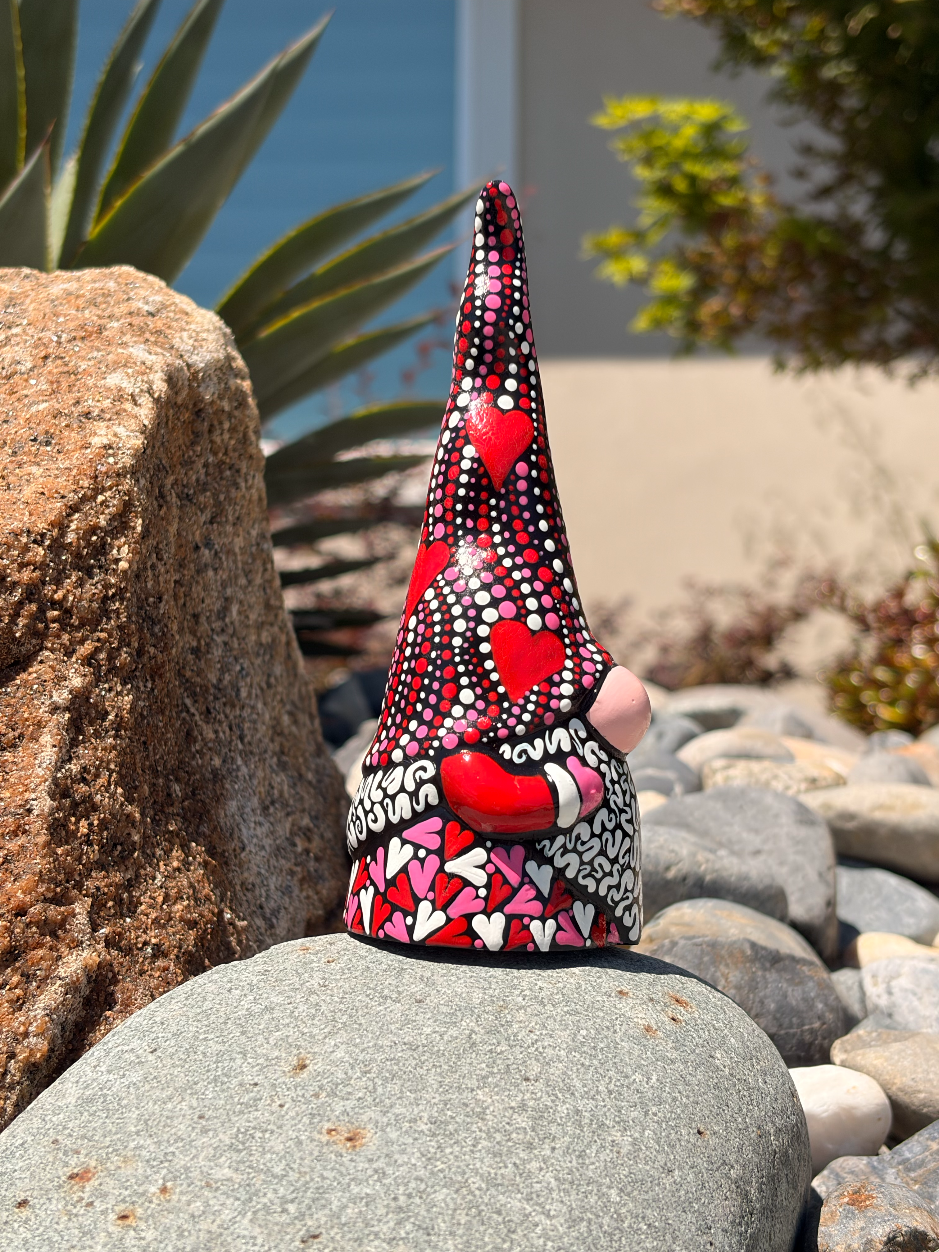 Hand Painted Valentines/Love Gnome