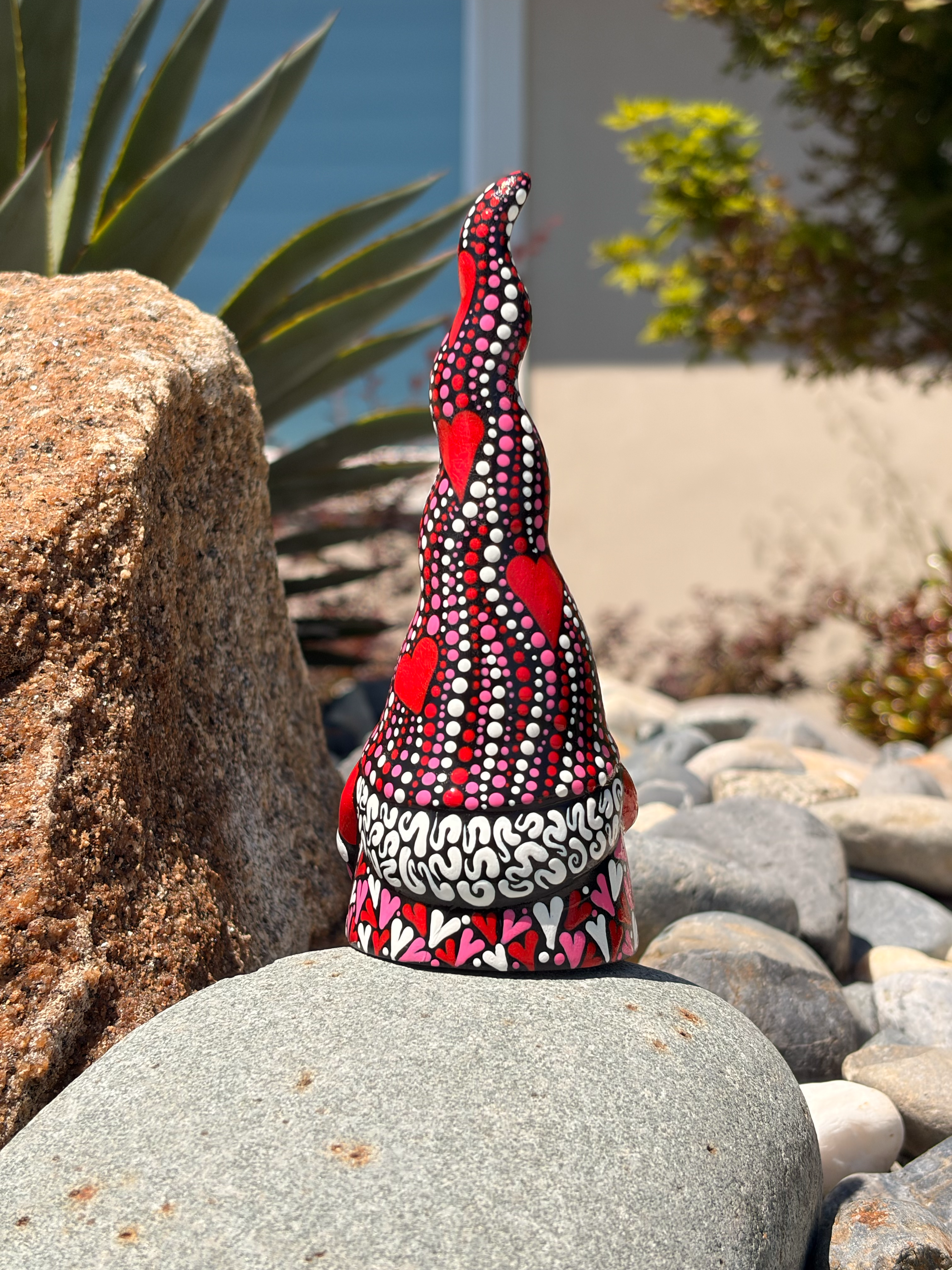 Hand Painted Valentines/Love Gnome