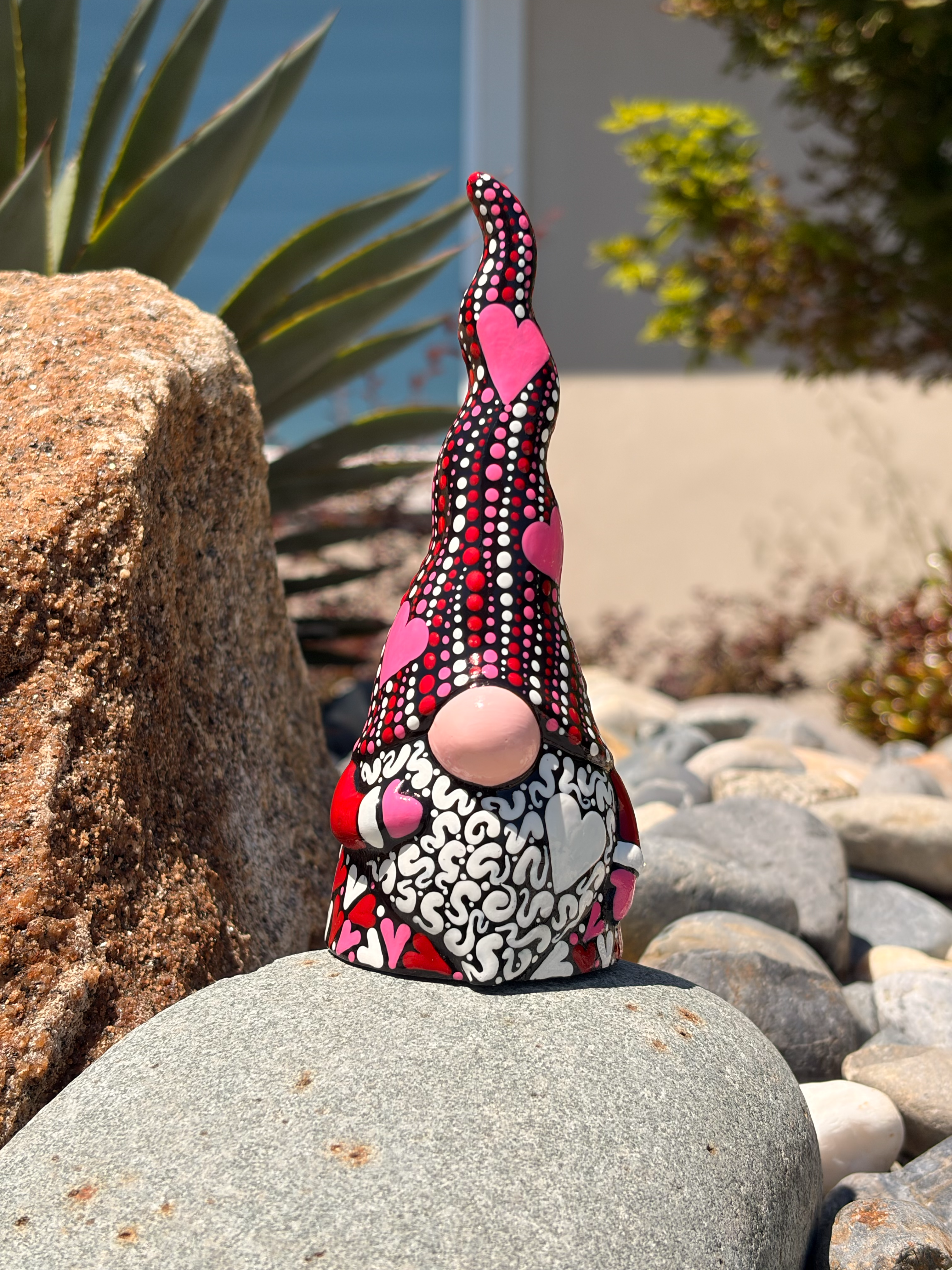 Hand Painted Valentines/Love Gnome