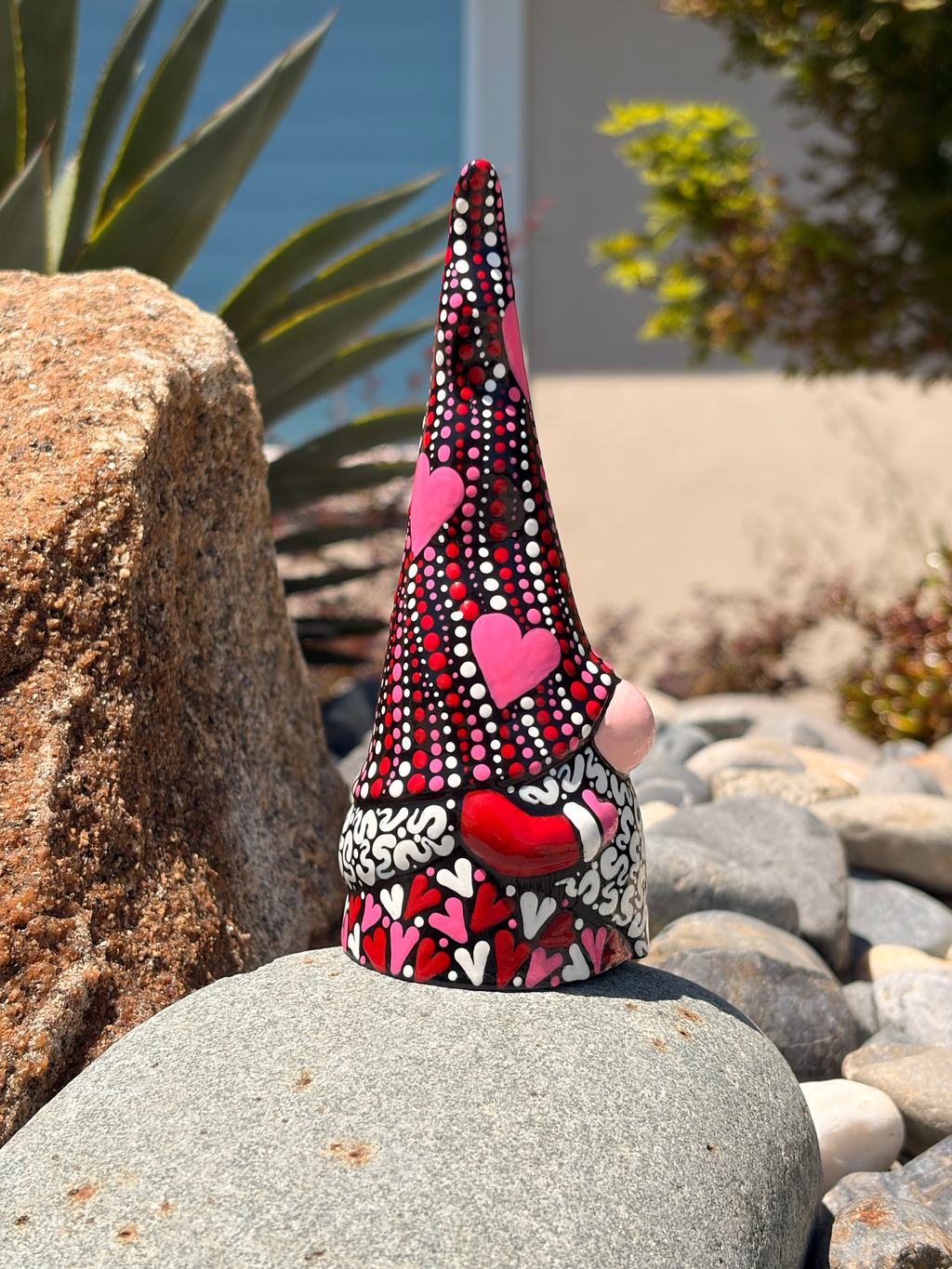 Hand Painted Valentines/Love Gnome