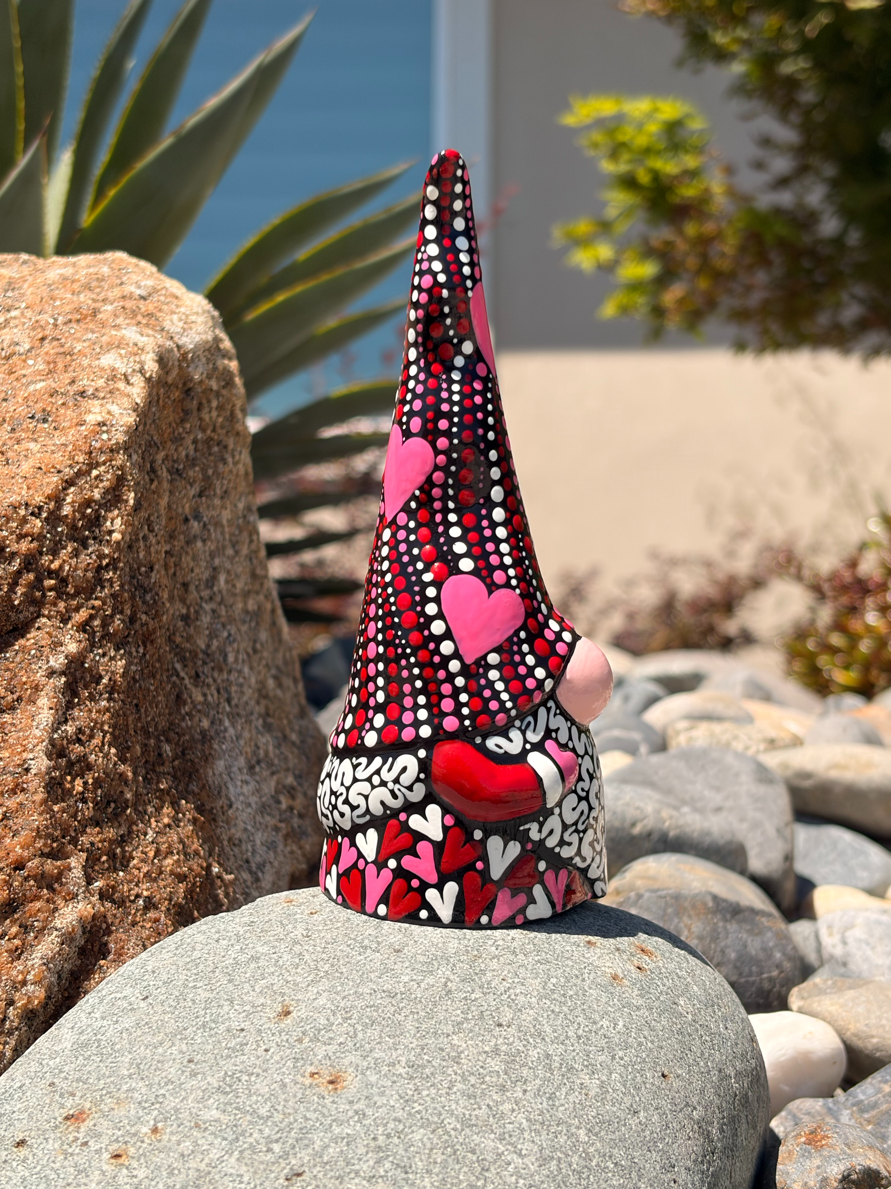Hand Painted Valentines/Love Gnome