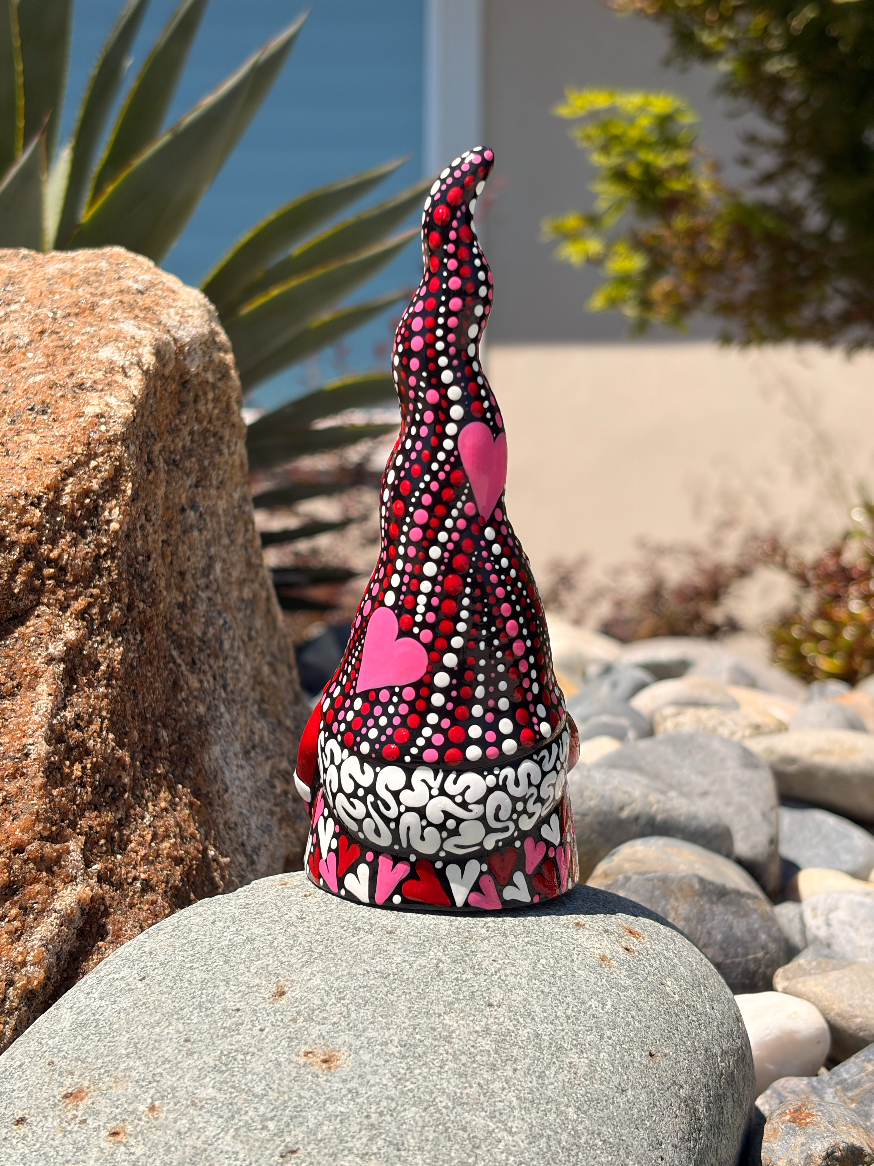 Hand Painted Valentines/Love Gnome