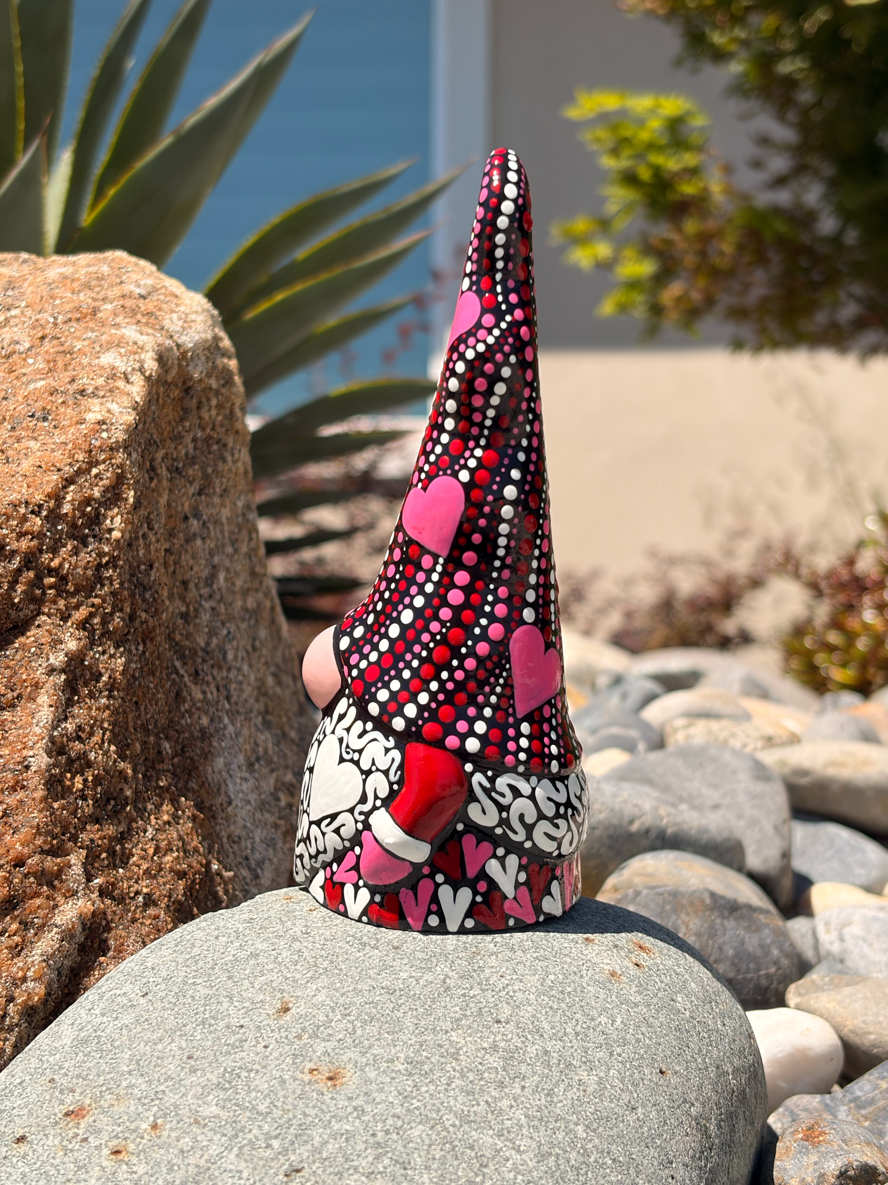 Hand Painted Valentines/Love Gnome