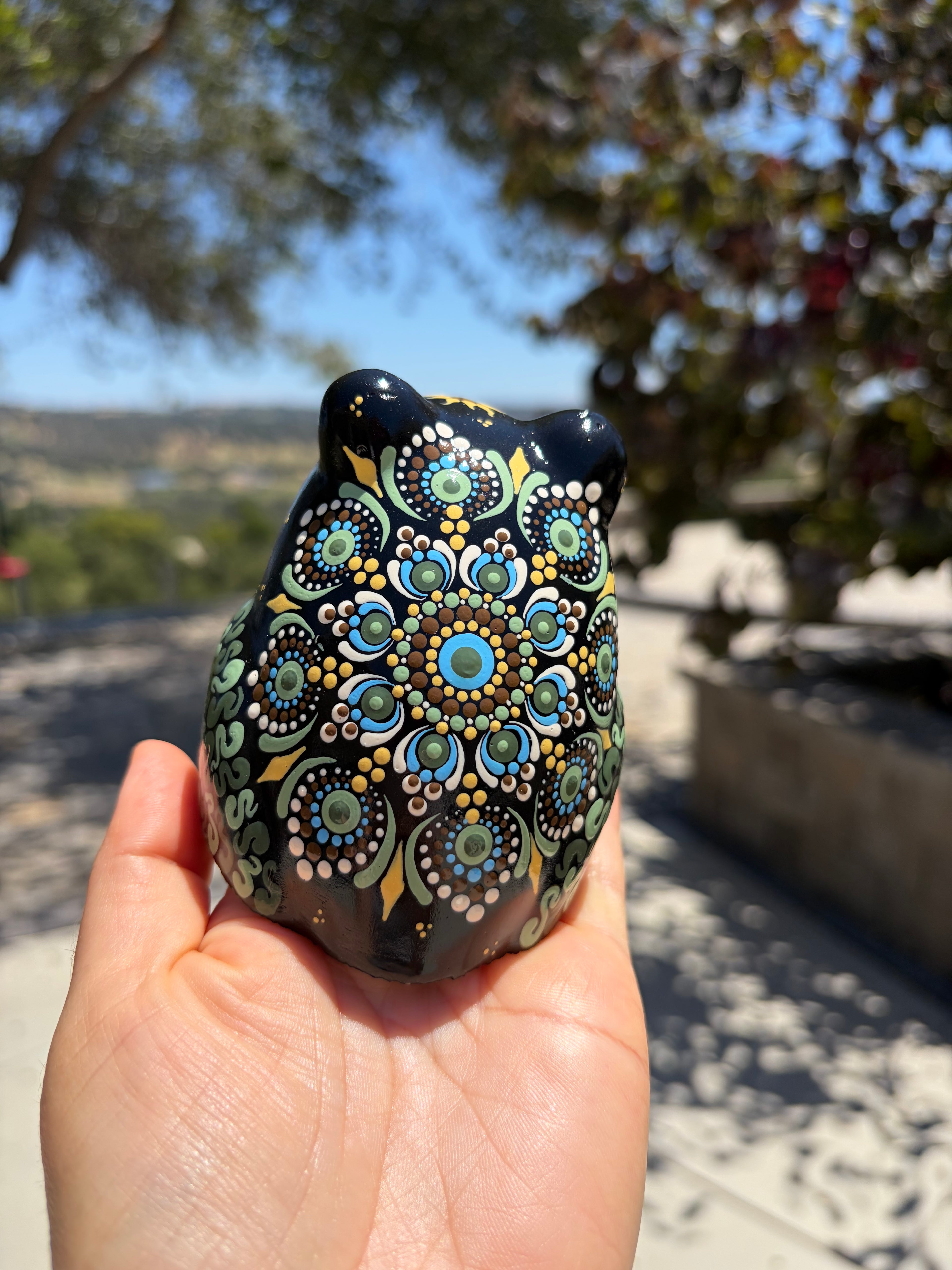 Hand Painted Frog