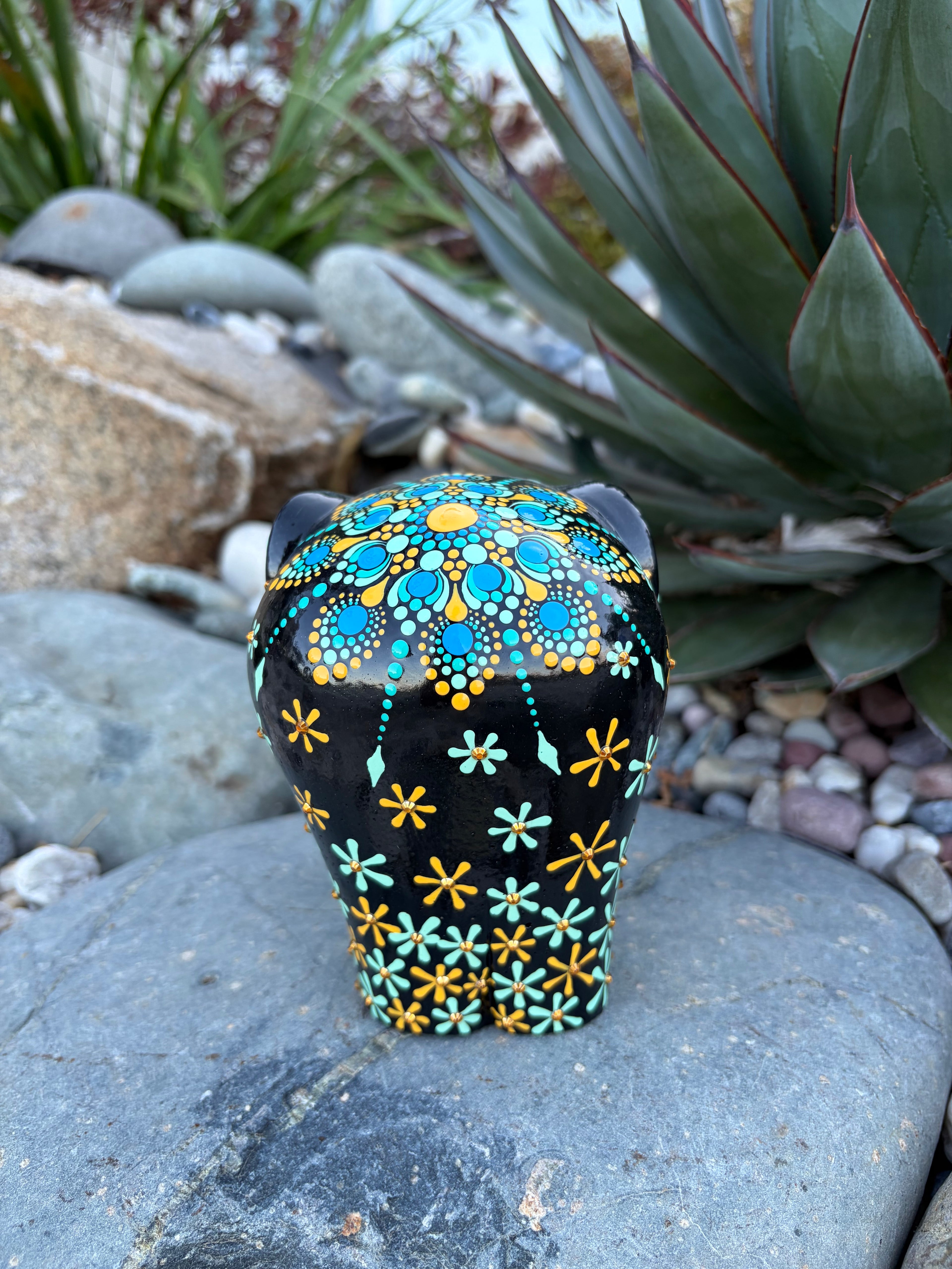 Hand Painted Beautiful Mandala Elephant