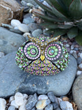 Hand Painted Beautiful Mandala Owl