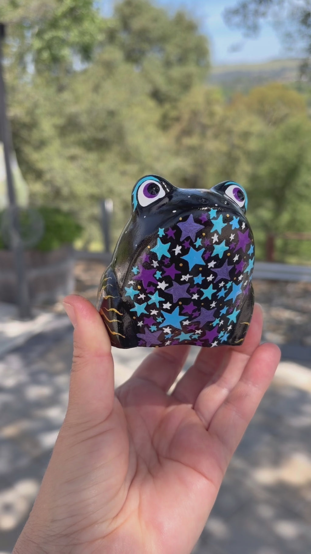 Frog. Starry inspired